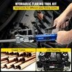 Hydraulic Flaring Tool Kit, 45° Double Flaring Tool, Brake Repair Brake Flaring Tools for 3/16"-1/2", Brake Flare Tool with Tube Cutter, 32 PCS Tube Flaring Tools for Copper Lines, Black