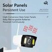 Solar Surveillance Simulated Camera Solar Light Outdoor Dummy Security Camera CCTV with Motion Detector Waterproof Wall Light for Homes