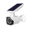 Solar Fake Camera,Dummy Security Cameras with Motion Sensor Light, Simulated Surveillance Security CCTV Camera for Indoor Outdoor