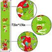 Christmas Table Runner Grinch Decor 33x183cm Merry Indoor Outdoor Party Dining Festive Holiday Home Ornament Seasonal Charm