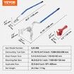 Tire Mount Demount Tool, 571-622 mm Manual Steel Tire Changer Mount Demount Removal Tool, with Extra Bead Keeper, Tubeless Truck Bead Breaker, 3 PCS Tire Changing Tools, Orange
