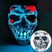 3D LED light Halloween Battery Power mask with an illuminated Skull Party Supplies