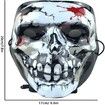 3D LED light Halloween Battery Power mask with an illuminated Skull Party Supplies