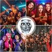 3D LED light Halloween Battery Power mask with an illuminated Skull Party Supplies