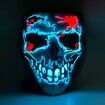 3D LED light Halloween Battery Power mask with an illuminated Skull Party Supplies