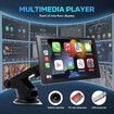 9 Inch Portable Car Stereo Radio Apple Carplay Android Auto MP5 Player Bluetooth Head Unit Audio Touch Screen System with Camera