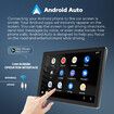 9 Inch Portable Car Stereo Radio Apple Carplay Android Auto MP5 Player Bluetooth Head Unit Audio Touch Screen System with Camera