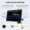 9 Inch Portable Car Stereo Radio Apple Carplay Android Auto MP5 Player Bluetooth Head Unit Audio Touch Screen System with Camera