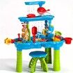 3 in 1 Sand Water Table Outdoor Kids Beach Sandbox Activity Dolphin Water Wheel Shovel Christmas Birthday Toy