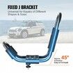 Kayak Roof Rack 2 Pairs J-Bar, Soft Roof Rack, Top Mount Tie Down, Carrier for kayak, Surf Board, Canoe, SUP, Ski Board, Mount on Car, SUV, Truck, 2 Kayaks