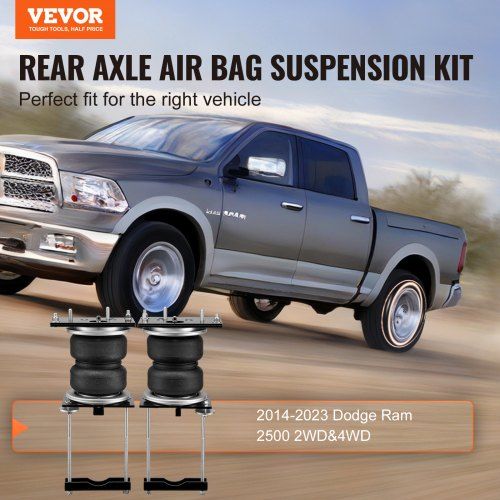 Air Bag Suspension Kit, Air Springs Suspension Bag Kit Compatible with 2014-2023 Dodge Ram 2500 2WD 4WD, 5000 lbs Loading, 5 to 100 PSI