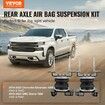 Air Bag Suspension Kit, Air Springs Suspension Bag Kit Compatible with 2019-2023 Chevrolet Silverado 1500 and GMC Sierra 1500 4WD RWD, 5000 lbs Loading, 5 to 100 PSI