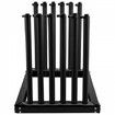 Windshield Rack 5-Lite, Windshield Truck Rack Steel, Windshield Glass Rack 24-Inch Height, Windshield Rack for Truck with PVC Pad & Foam Padding, Glass Rack for Truck, for Glass Transportation