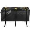 Hitch Cargo Carrier Bag, Waterproof 840D PVC, 47\"x20\"x20\" (11 Cubic Feet), Heavy Duty Cargo Bag for Hitch Carrier with Reinforced Straps, Fits Car Truck SUV Vans Hitch Basket , Black