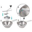 Rotary Food Mill Potato Ricer with 3 Interchangeable Disks, Great for Making Puree or Soups of Vegetables