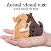 Dog Memorial Gifts for Women, Wooden Carving Dog, Gifts for Loss of Dog, Once by My Side Forever in My Heart