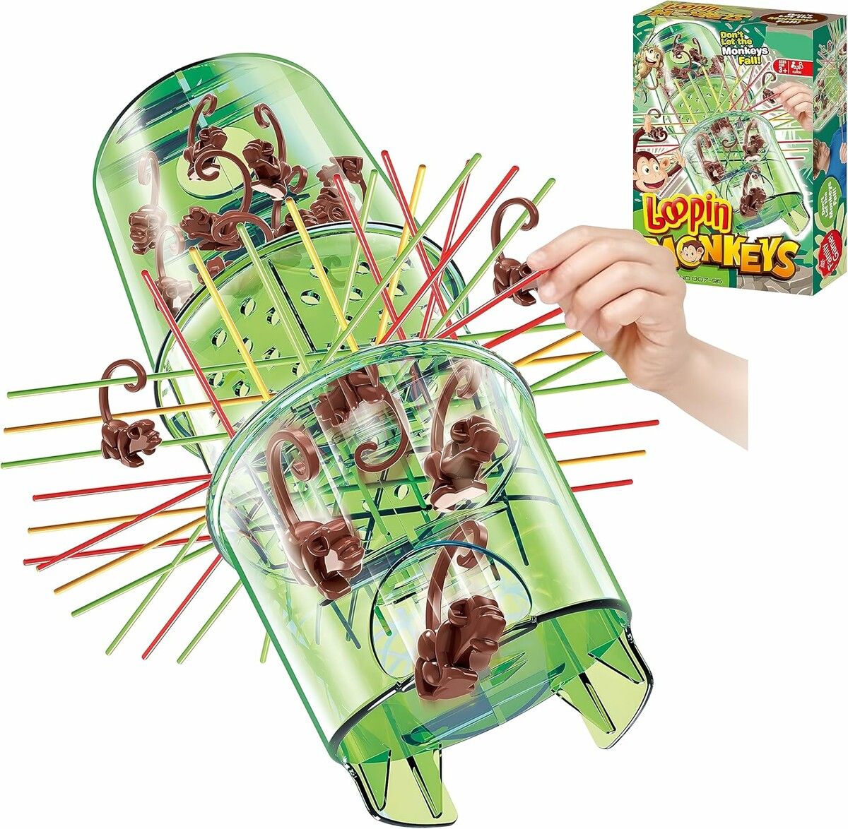 Kids Game,Family Game,Don't Let The Monkeys Fall for 2 Players Board Game