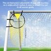 2 Pcs Soccer Top Bins Soccer Target Goal Soccer Ball Target with Highlighted Scoring Zones Corner Shooting Soccer Goal Target Nets