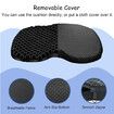 Anti Slip Kayak Seat Cushion, Waterproof Thicken Gel Boat Kayak Canoe Rowing Stadium Pad, Black