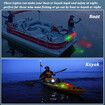 6 Pcs Kayak Navigation Lights Battery Boat Stern Lights Waterproof LED Navigation Lights for Night Boats Marine