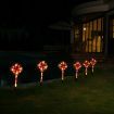 Stockholm Christmas Lights LOLLIPOP Path Lights 72 LEDs/Set Warm White LEDs