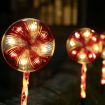 Stockholm Christmas Lights LOLLIPOP Path Lights 72 LEDs/Set Warm White LEDs