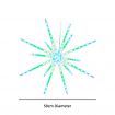 Stockholm Christmas Lights RGB METEOR Motif Lights RGB Colour Change LEDs Decor