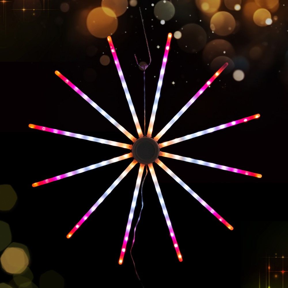 Stockholm Christmas Lights RGB STARBURST Motif Lights RGB Colour Change LEDs