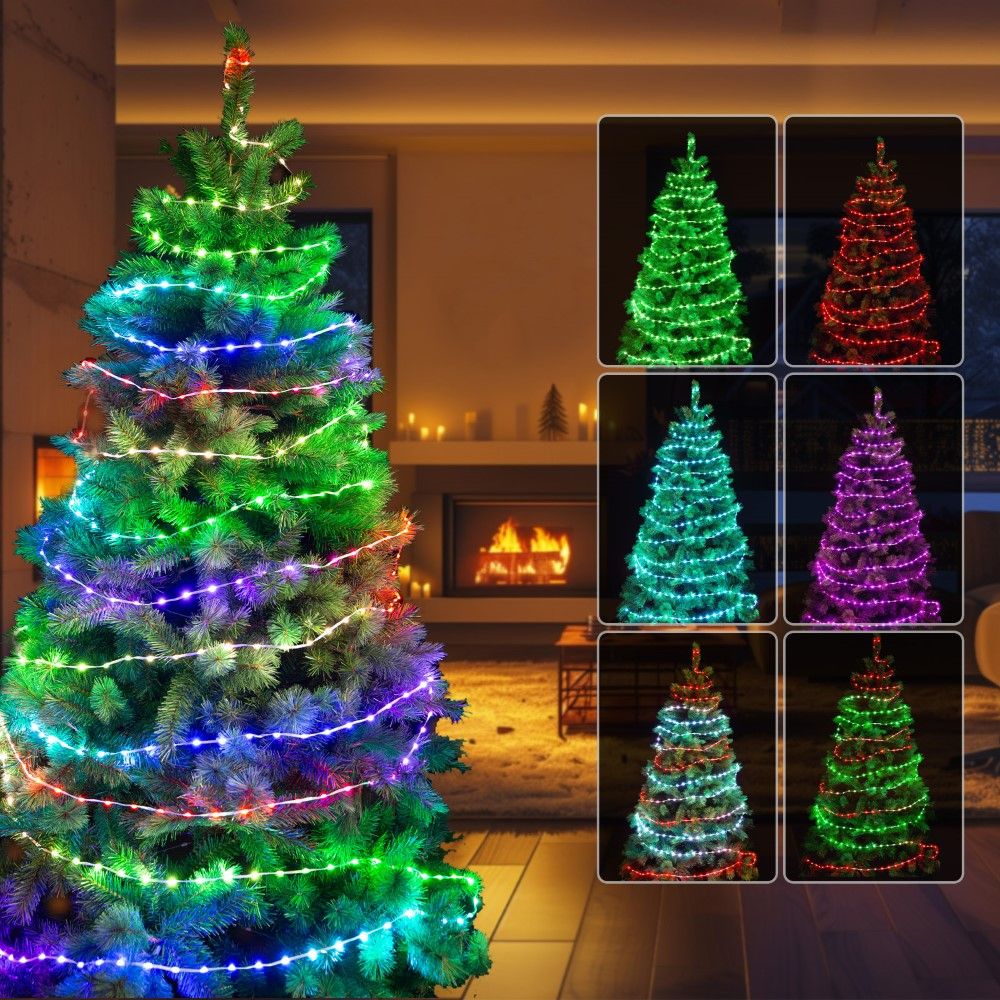 Stockholm Christmas Lights RGB SMART String Lights RGB Colour Change LEDs Indoor