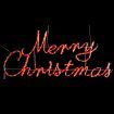 Stockholm Christmas Lights MERRY CHRISTMAS SIGN Motif Lights 168 LEDs Decor