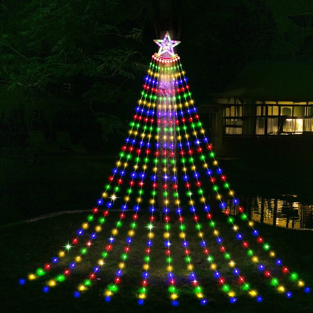 Stockholm Christmas Lights STAR WATERFALL String Lights 381 Multi Colour LEDs
