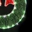 Stockholm Christmas Lights WREATH Motif Lights 80 LEDs Cool White Decoration