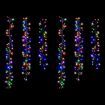 Stockholm Christmas Lights SOLAR TREE Curtain Lights 480 Multi Colour LEDs