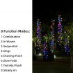 Stockholm Christmas Lights SOLAR TREE Curtain Lights 480 Multi Colour LEDs