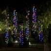 Stockholm Christmas Lights SOLAR TREE Curtain Lights 480 Multi Colour LEDs
