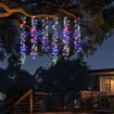 Stockholm Christmas Lights SOLAR TREE Curtain Lights 480 Multi Colour LEDs