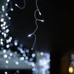 Stockholm Christmas Lights SNOWING ICICLES Curtain Lights 480 Cool White LEDs