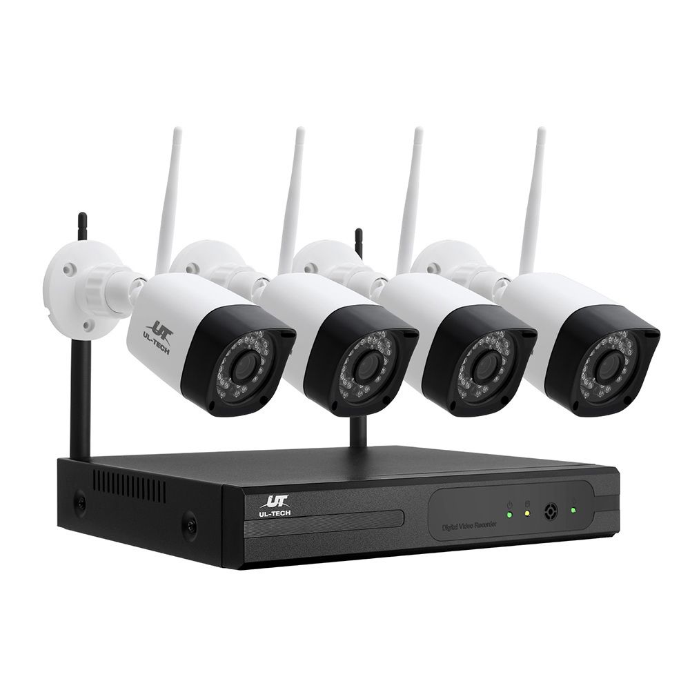 UL-tech 3MP Wireless CCTV 8CH 4 Square Camera