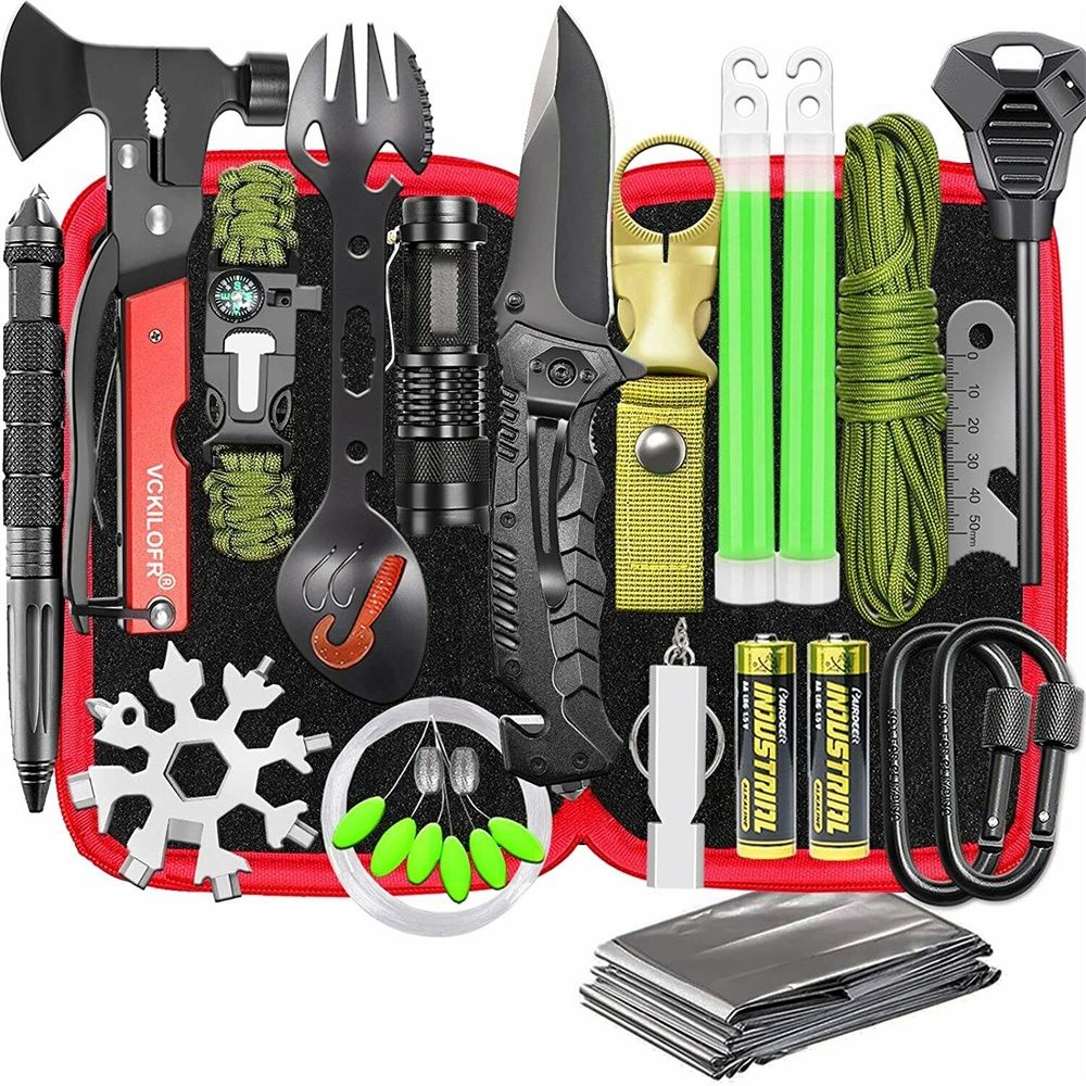 32 In 1 Emergency Survival Equipment Kit Camping SOS Tool Sports ...
