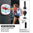 Pink Music Boxing Machine,9 Speeds and 9 Modes,with Boxing Gloves,for Home Indoor Exercise Boxing Machine