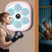 Pink Music Boxing Machine,9 Speeds and 9 Modes,with Boxing Gloves,for Home Indoor Exercise Boxing Machine