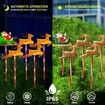 5 Pack LED Christmas Solar Power Ground Stake Outdoor   Pathway  Party Supply Waterproof Solar IP65 Christmas