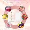 5 Pcs Dessert Table Display Set,2 Pcs Cupcake Stand Holder Cup Cake Tier Tower and 3 Pcs Serving Tray Combo (Wave Square)