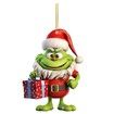 12pcs Christmas Tree Grinch Baby Acrylic Pendant Funny Green Accessories Christmas Pendants Hanging