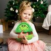 30CM Grinch Plush Toy Doll Christmas Decorations, Plush Doll Toy Gift Cartoon Style Children's Rag Doll Doll