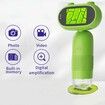 1000X Microscope 200 Megapixels Lab Digital Biological Insect Magnifier 2 Inch IPS Screen with 8 LED Lights for Kids Children