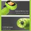 1000X Microscope 200 Megapixels Lab Digital Biological Insect Magnifier 2 Inch IPS Screen with 8 LED Lights for Kids Children