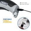 Cordless Electric Scissors, Cardboard Cutter with Safety Lock 4.2V Electric Mini Cutter, Grey