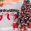 13pcs Christmas Acrylic Pendants Hanging Ornaments Glittering Ornaments Decoration Christmas Tree Decorations Funny Green Doll Christmas