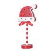 Hat LED North Pole Christmas Sign Tabletop Decor Indoor/Outdoor Home Office Holiday Christmas Street Sign Housewarming Gift